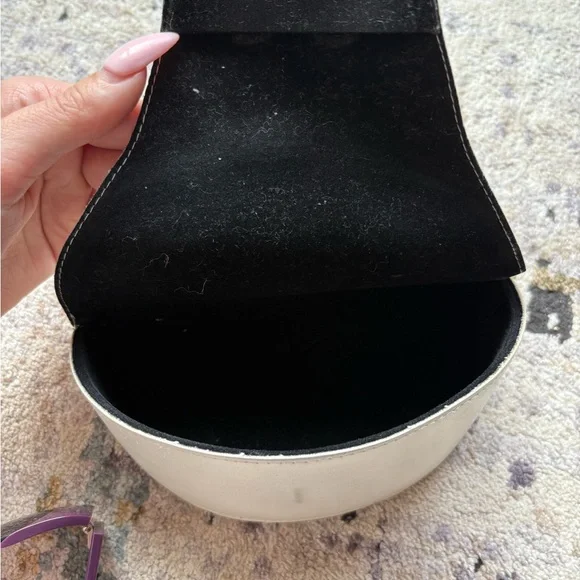 Y2K Dolce & Gabbana Shield Purple Rhinestone Sunglasses, D&G 8037B - Picture 15 of 15